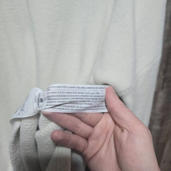 Abercrombie & Fitch Cream Oversized Soft Collection Tunic Sweater - Picture 4 of 4